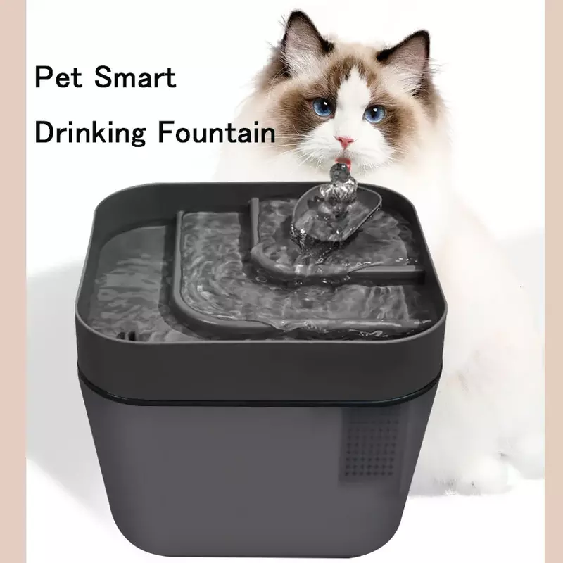 2.2L Cat Water Fountain Auto Recirculate Filter live water Drinker cat dog bowl Electric Mute Cats Water Dispenser pet supplies