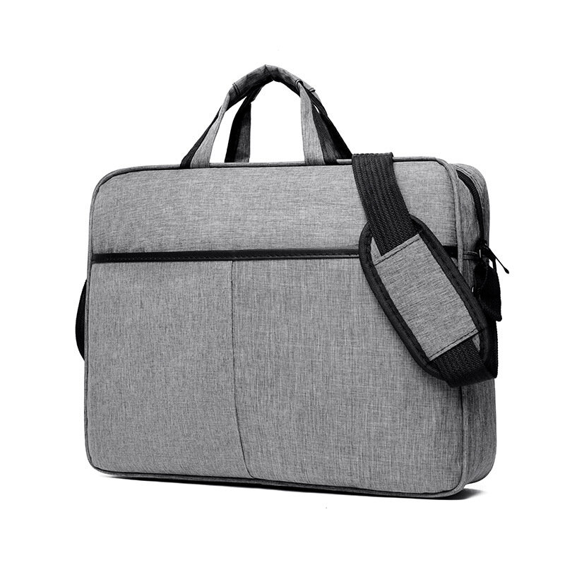 15.6-Inch Simple Portable One Shoulder Business Document Laptop Bag