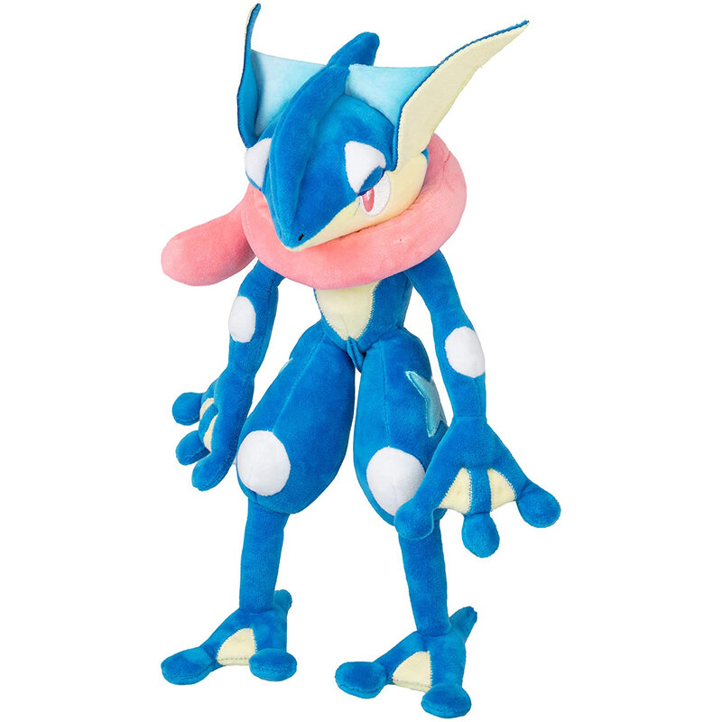 Greninja-muñeco de Peluche de Pokémon Froakie Evolution, muñeco de colección de rana, regalos para el Día de los niños, novedad