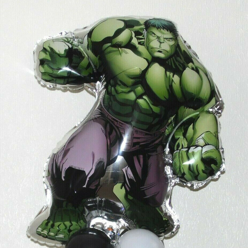Super-herói O Incrível Hulk Alumínio Balões, Fontes do aniversário, Balões de Látex Verde para Crianças, Baby Shower Decorações