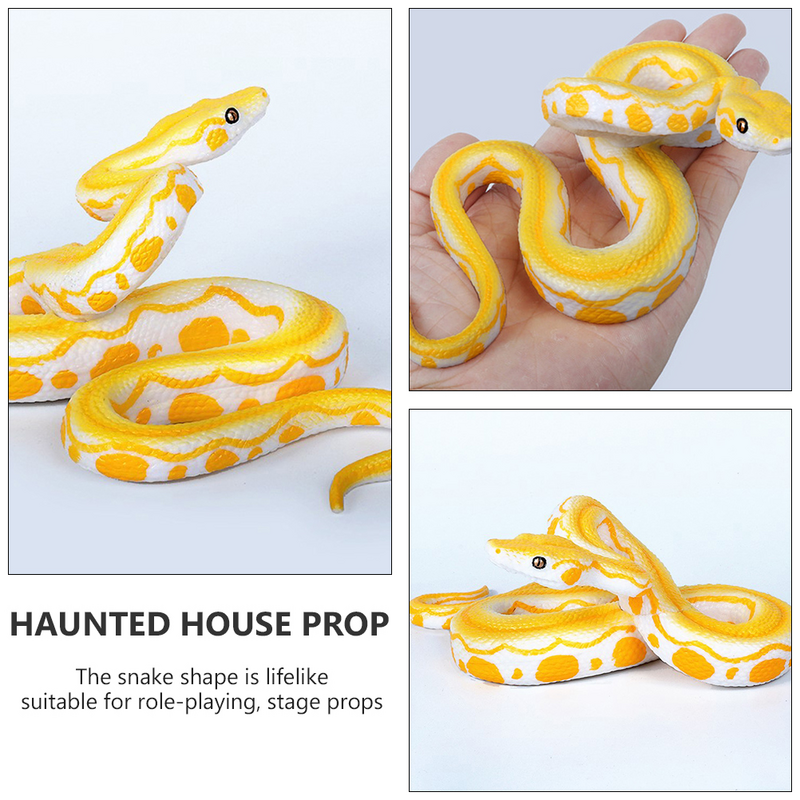 Realistico serpente di gomma Limbless rettili gomma Rattlesnake modello vero serpente giocattolo serpente nero giocattolo per bambini per bambini