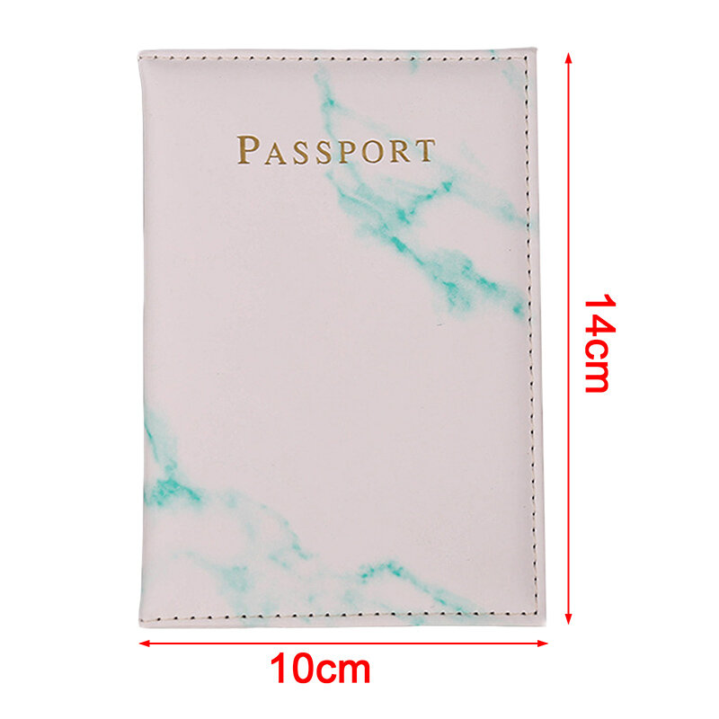 Custodia per passaporto custodia per porta carte di credito in stile marmo portafoglio per carta di credito da viaggio porta passaporto borsa per borse per donna uomo