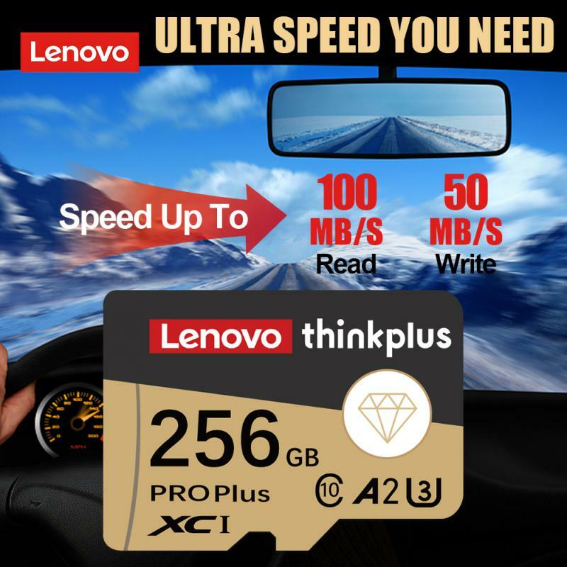 Lenovo-スマートフォン,タブレット,PC, 512GB, 256GB, 64GB, 1 128,2テラバイト用の高速マイクロSDメモリカード