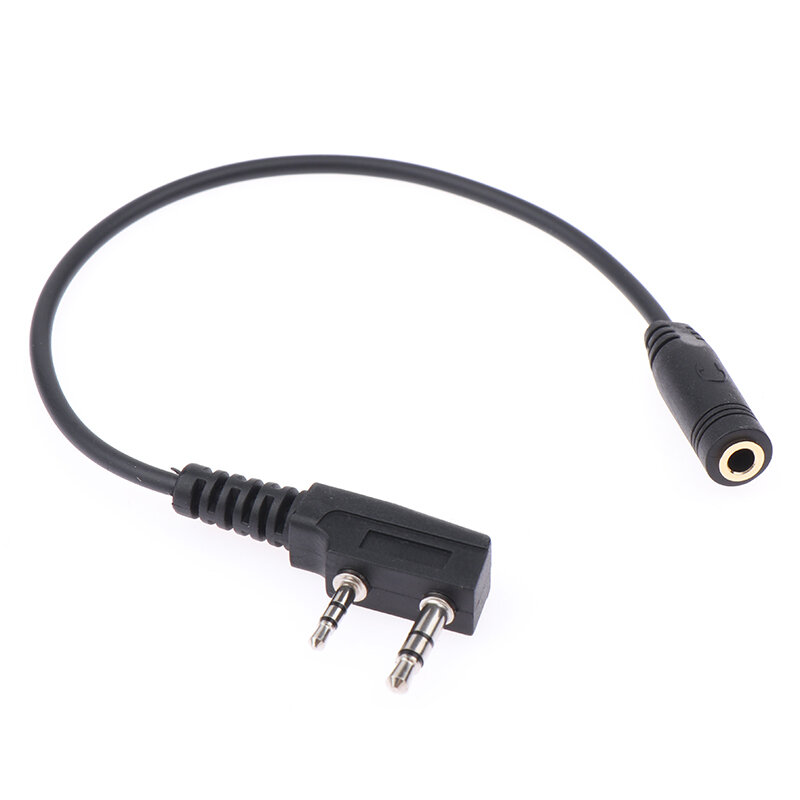 TYT용 암 오디오 폰 이어폰 전송 케이블, K1 ~ 3.5mm, UV5R 888S 워키토키 헤드셋 어댑터, 2 핀