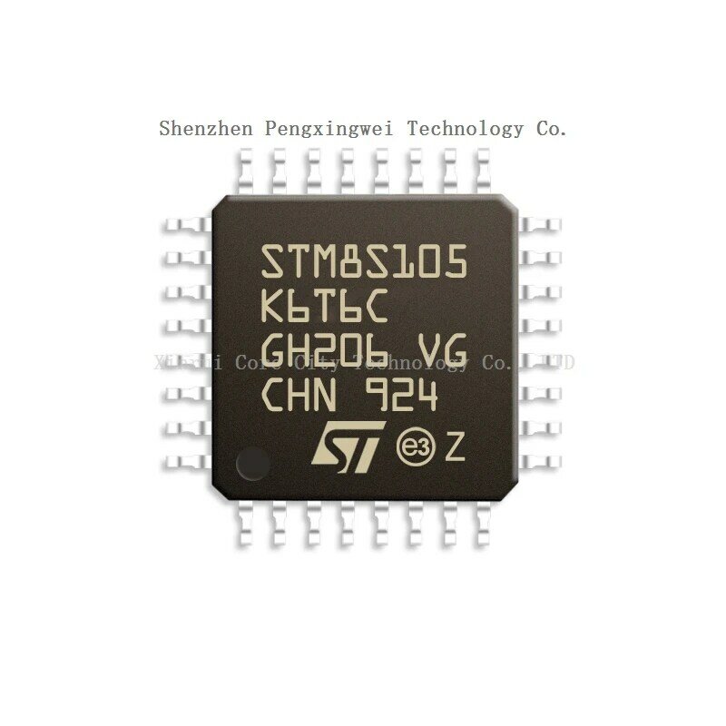 Microcontrolador original do LQFP-32, processador central novo, MCU, MPU, SOC, STM8S105K6T6C, STM8S105K6T6, STM8S105K6T6CTR