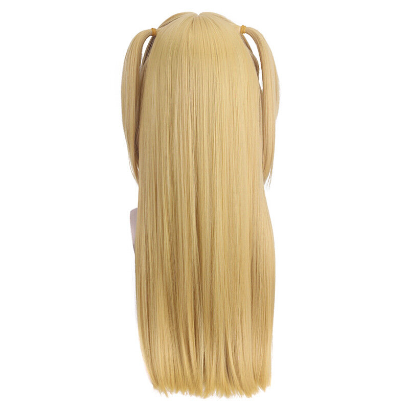 Длинные парики с двумя хвостиками, жаропрочные искусственные волосы из аниме, подарок на день рождения, для девушек