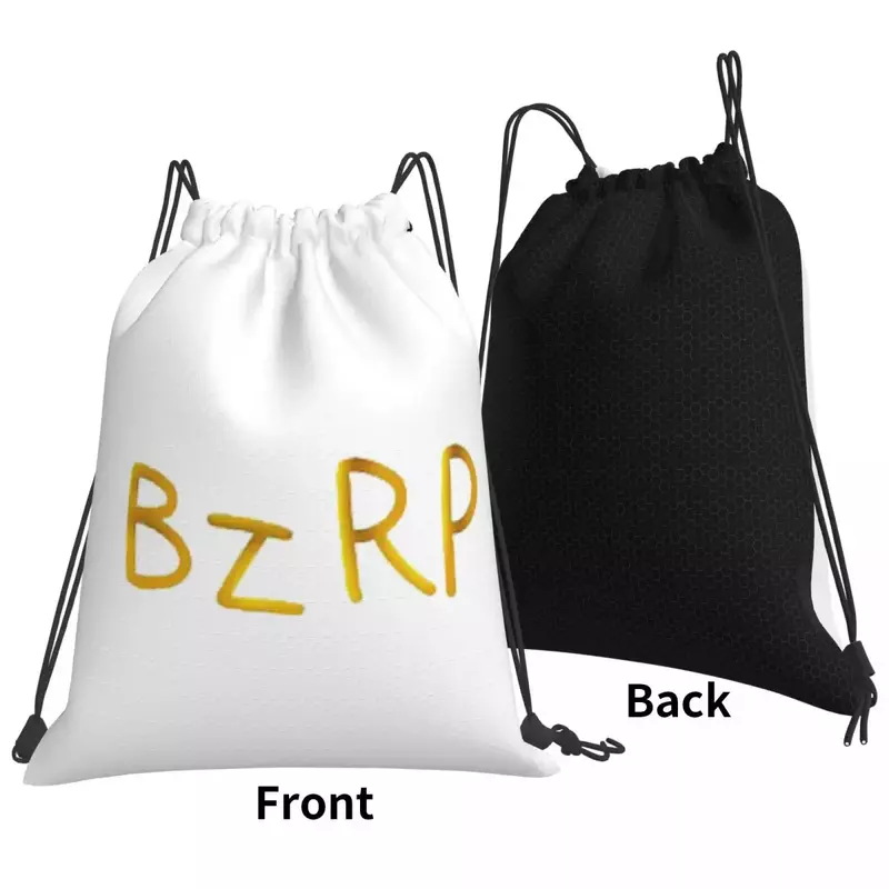 Bizarrap Cap (BZRP) Backpacks Casual Portable Drawstring Bags Drawstring Bundle Pocket Sundries Bag Book Bags For Man Woman