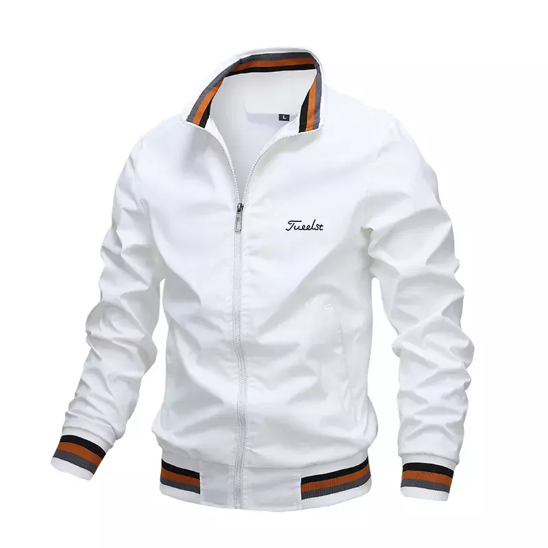 2024 Men's Casual Jacket Men's Golf clothing Fall Blazer Fashion Windproof men's baseball jacket Golf jacket