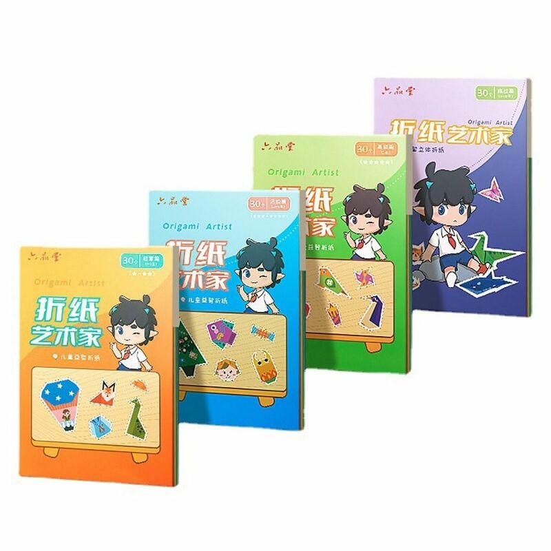 Speelgoed Voor Meisjes Kleuterschool Opvouwbaar Speelgoed Kinderen Handgemaakt Ouder-Kind Interactie 3d Puzzel Origami Papier Boek Diy Ambachtelijk Papier