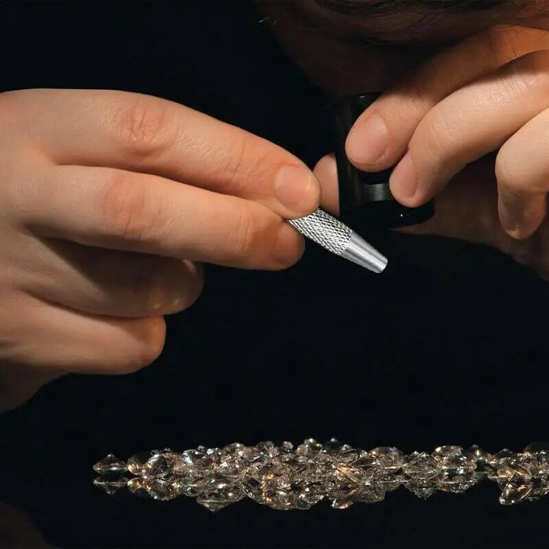 Alat Pickup berlian imitasi 4 cabang berlian imitasi Picker Non-Slip manik presisi komponen pemegang tangan Tweezer alat perhiasan aksesoris