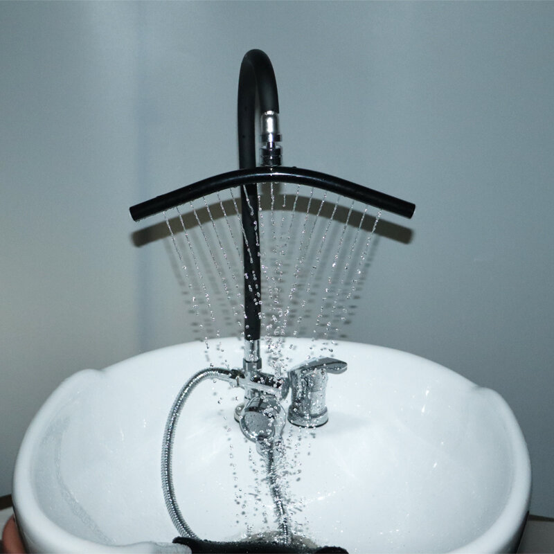 Testa di circolazione dell'acqua rubinetto per lavabo Spa soffione doccia per Shampoo ciotola per letto lavaggio parrucchiere stile cura del cuoio capelluto cascata regolabile