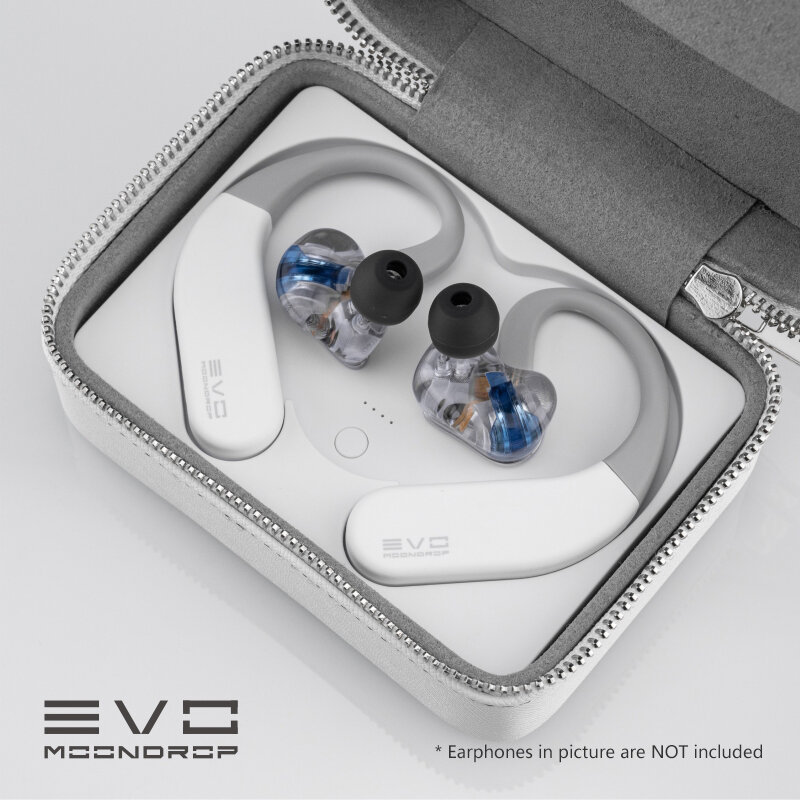 Moondrop Evo Hifi Echte Draadloze Ear-Haak Dac & Amp Module Dual Es9318 Bluetooth Oorhaak