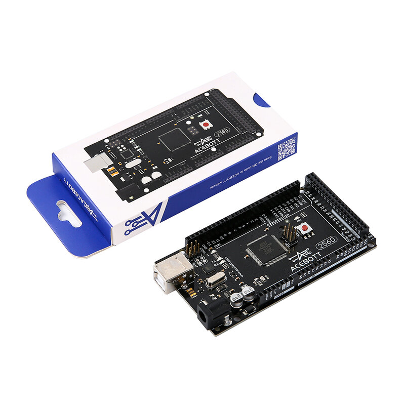 Acebott บอร์ดพัฒนาขนาดใหญ่2560 R3 ATMEGA 2560ใช้ได้กับ Arduino MEGA 2560