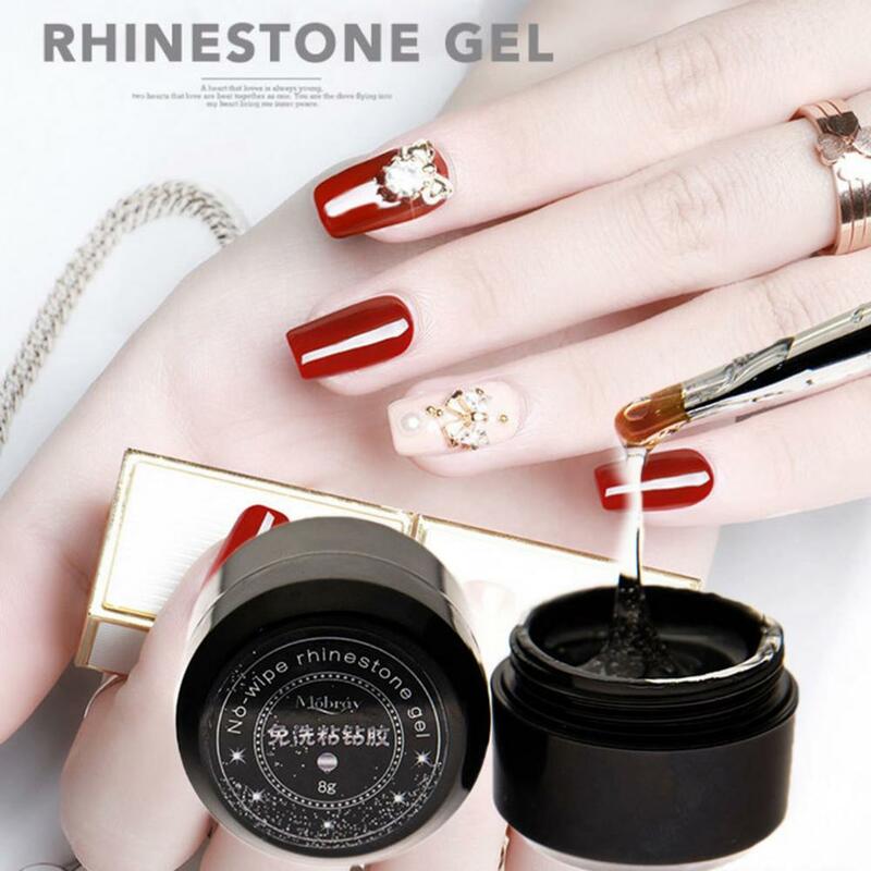 Manicure Lijm Grote Sterke Kleverigheid Praktische Diy Nail Art Adhesive Rhinestones Sieraden Lijm Nagel Benodigdheden