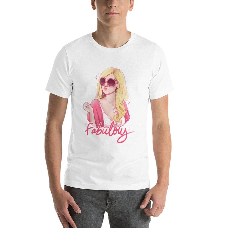 Nieuwe Sharpay Fabulous T-Shirt Sneldrogend Shirt Grafisch T-Shirt Herenkleding