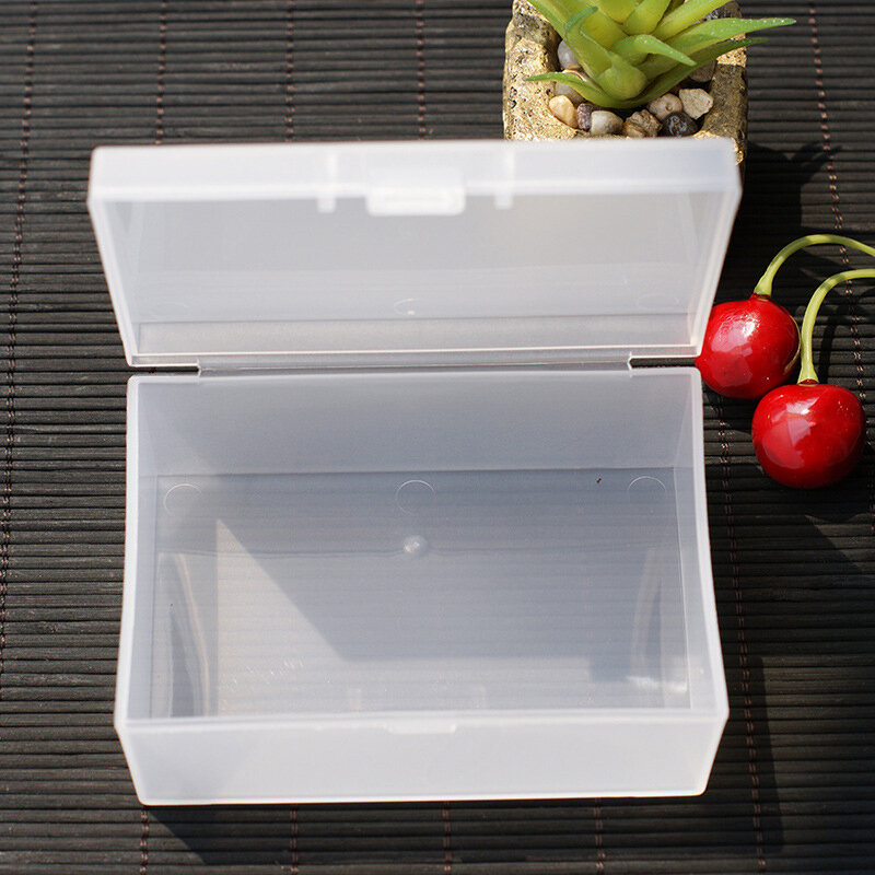 Mini Plastic Box Rectangular Box Translucent Box Packing Box Storage Box Dustproof Durable Strong Jewelry Storage Case Container