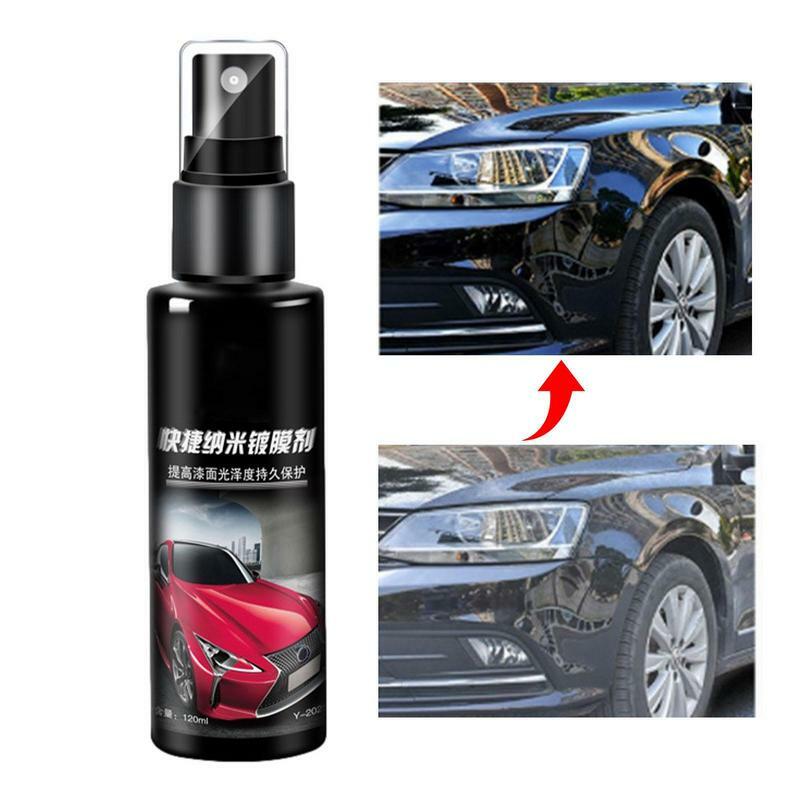 Car Coating Cleaning Spray, Agente Anti-riscos, Resistente ao Desgaste, Limpador Líquido Exterior, Longa Duração, Clean Look, 4,05 oz