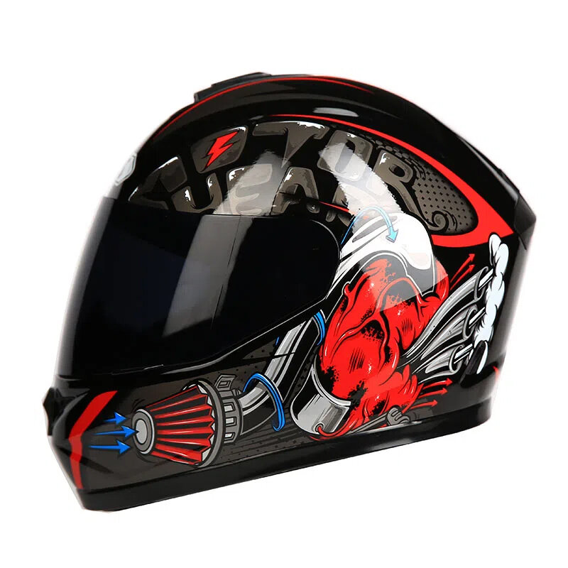 Мотоциклетный шлем, солнцезащитный, для мужчин и женщин, для влюбленных, Bluetooth, персонализированные аксессуары, полный охват, модульный