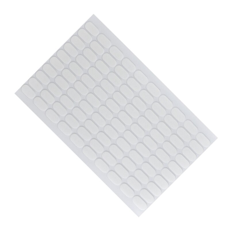 100 adesivi trasparenti con nastro adesivo trasparente, adesivi biadesivi, mastice appiccicoso per legno, vetro, metallo,