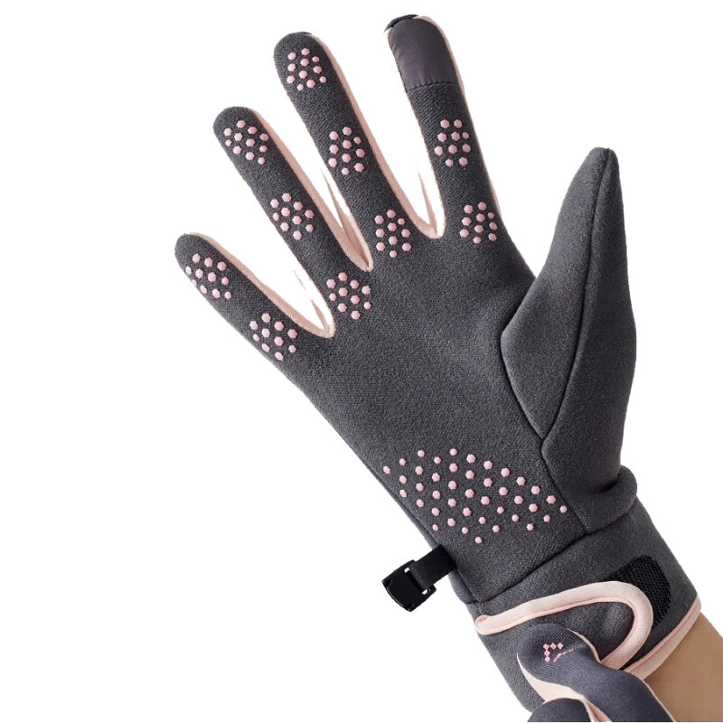 Women Winter Keep Warm Touch Screen Fleece Fashion Outdoor Sports Gloves Waterproof Not Bloated Antiskid Drive Riding