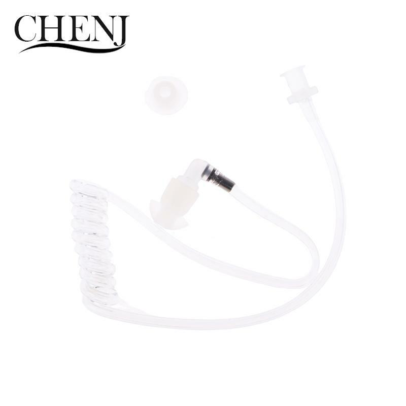 Transparent Coil Acoustic Air Tube Earplug Replacement For Radio Earpiece Headset for Motorola For Baofeng Radio Drop Shipping