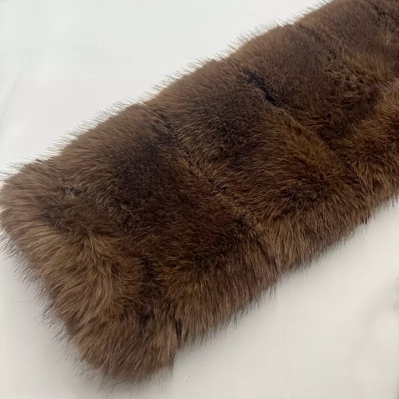 Faux Fox Fur Coat for Women Vintage Short Overcoat Brown Thick Casual Fluffy Jackets Synthetic Fur Coat Winter Fashion Eco-coat