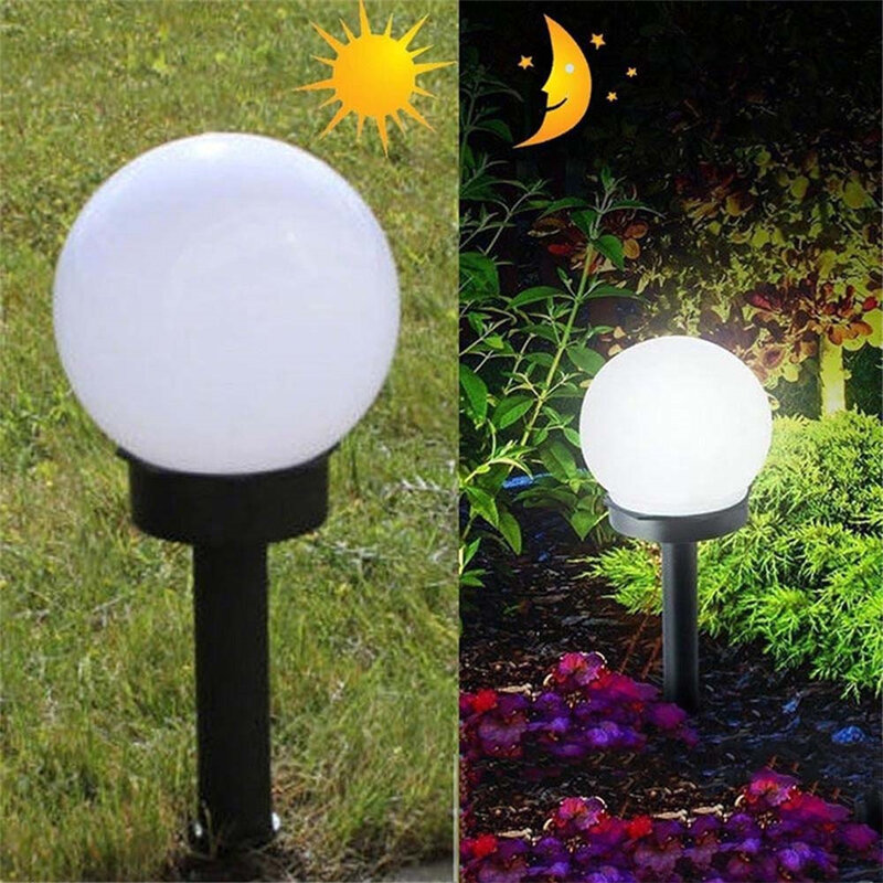 2Pcs/Set Solar Bulb Light Outdoor Garden Pathway Landscape Light Waterproof Solar Lawn Lamp For Home Yard Patio Driveway Decor