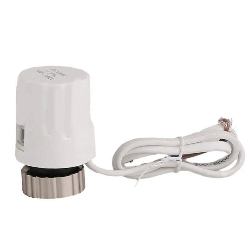 Válvula do radiador do aquecimento do assoalho, atuador elétrico visual, normalmente aberto, fechado para o aquecimento Underfloor, AC230V, M30 * 1.5mm