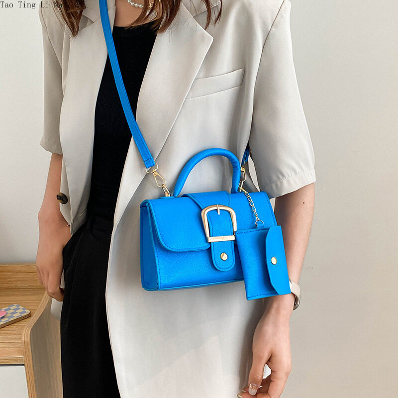 2023 Women New Style Simple Retro Trendy Style Crossbody Single Shoulder Portable Small Square Bag