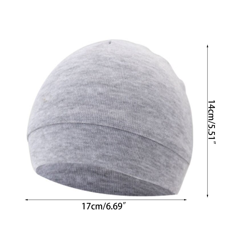 Baby Hat Cotton Newborn Hedging Beanie Caps Ornament for Baby Girls Boys 0-10 Months for Head Accessory Gift
