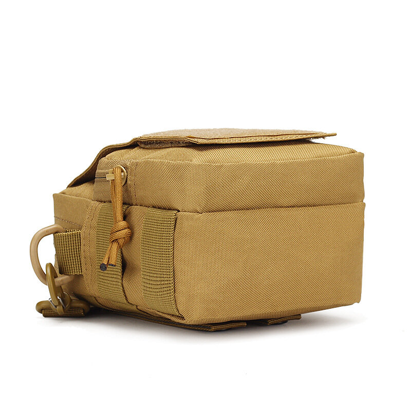 Outdoor Sports One-shoulder Small Bag Casual Camouflage Oxford  Waist Bag Mountaineering Travel Messenger Bag Crossbody Bag
