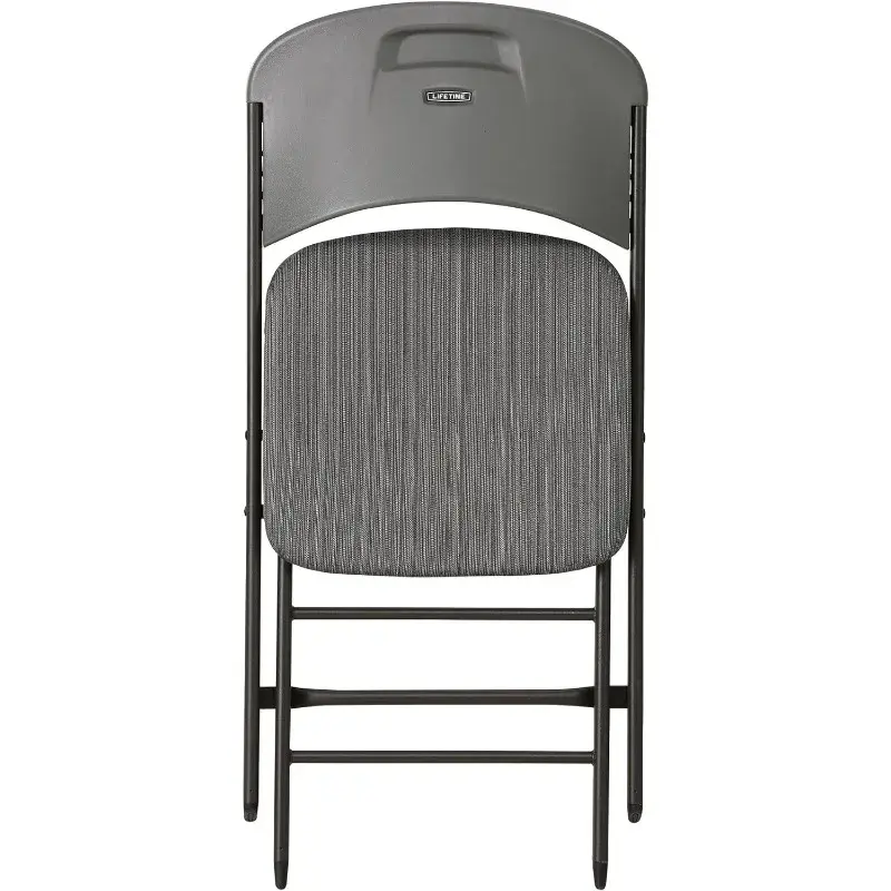 Sedia pieghevole di grado commerciale (confezione da 4), grigio urbano, sedia da ufficio ergonomica