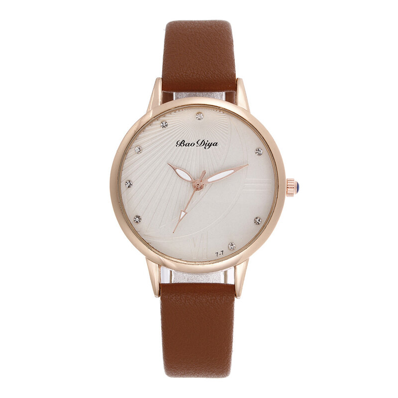 Elegant Simple Design Dial Design Ladies Watches Women Fashion Luxury Dress Watch Casual Woman Quartz Leather Clock