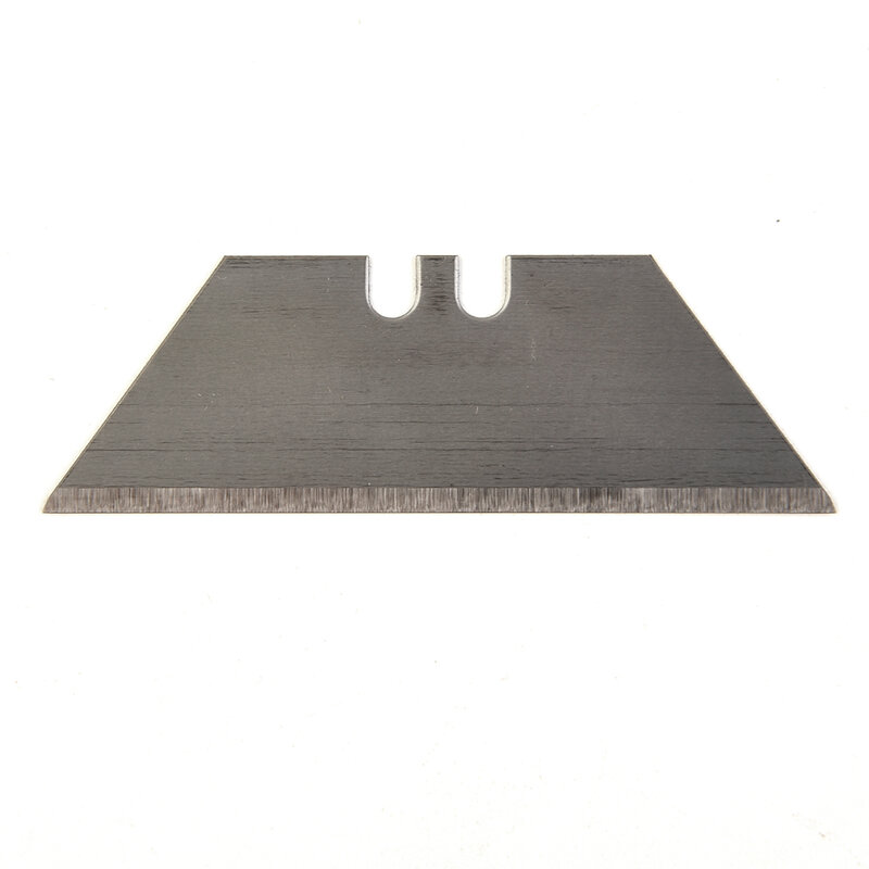 Cuchilla Trapezoidal multifunción de acero al carbono, herramienta de corte artesanal, 60x18mm, 10 unidades por juego