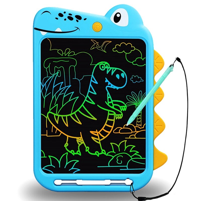 Tablette d'écriture manuscrite LCD intelligente pour enfants, tablette d'écriture colorée, graffiti de dessin animé, durable, 10"