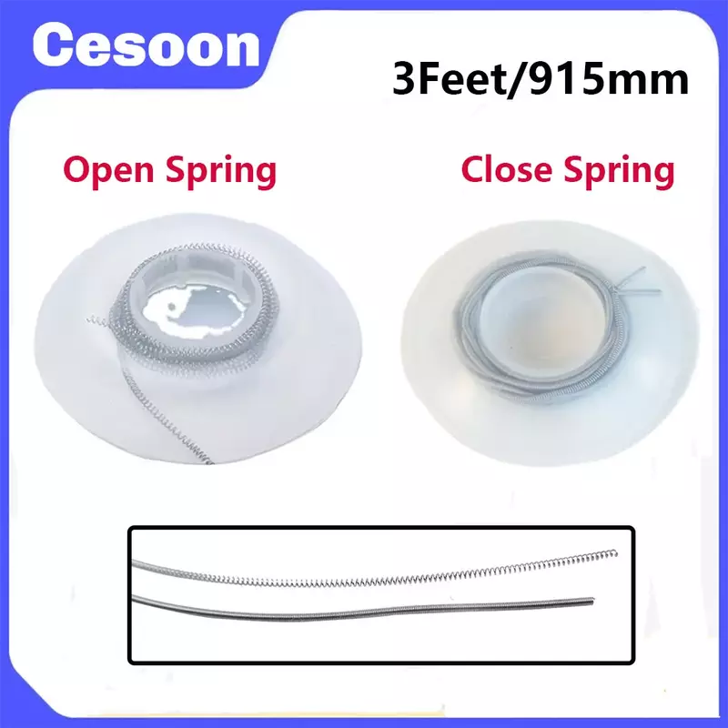 Cesoon 3 Feet /915mm Dental Orthodontic Niti Open Close Coil Springs for Teeth Braces 008 010 012 014 Dentist Ortho Materials