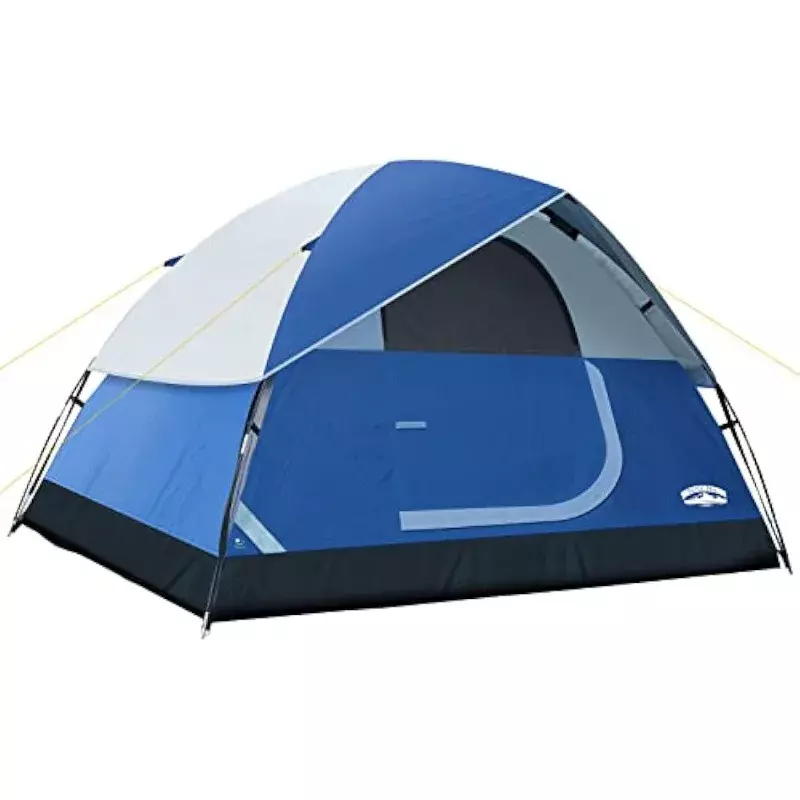 Tienda de campaña familiar Pacific Pass para 6 personas, con mosca de lluvia extraíble, fácil configuración para campamento al aire libre