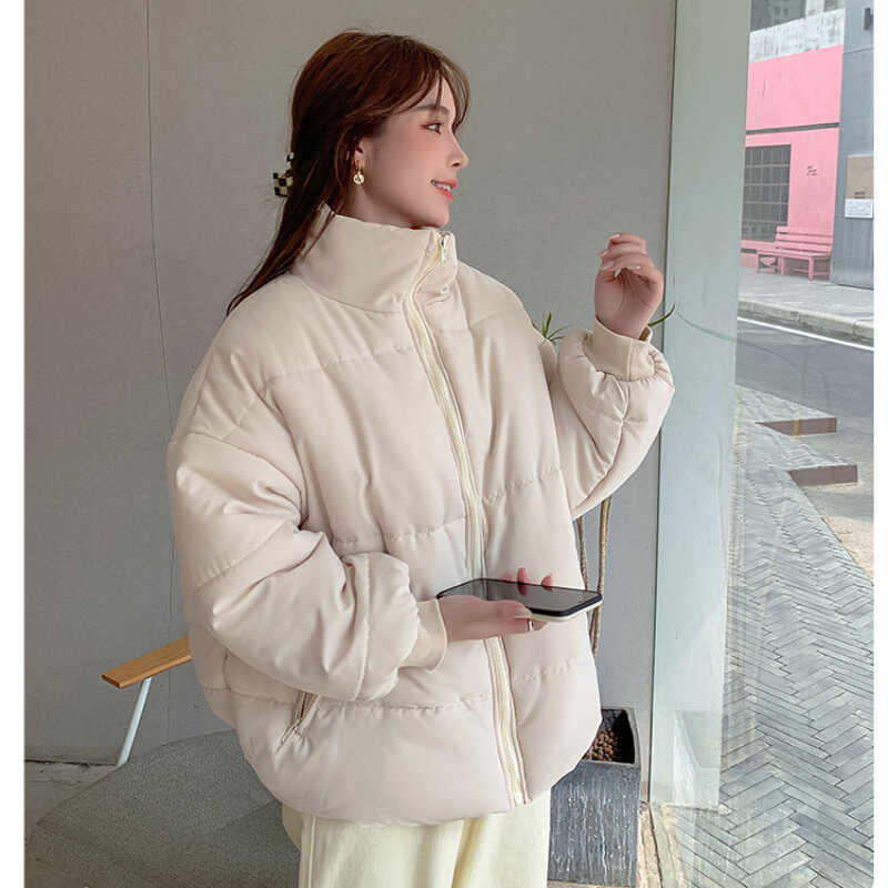 Autumn and winter models thickened cotton clothing women fashion loose casual cotton bakery clothes top coat coat jacket women