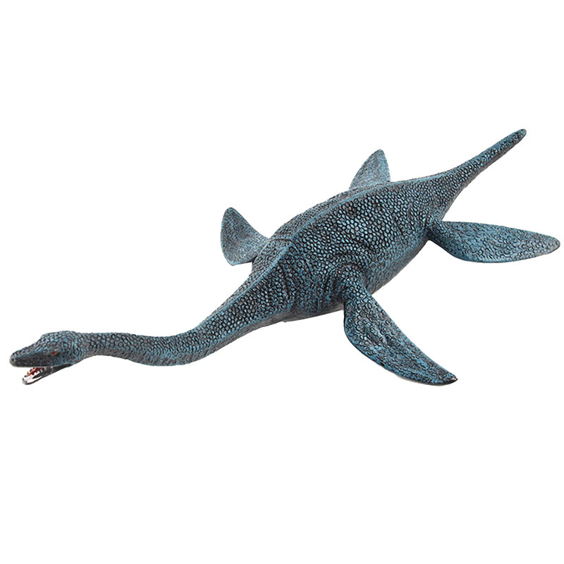 Tokoh plastik simulasi model Plesiosaurus menghibur dinosaurus Natal hadiah ulang tahun tahan aus mainan hidup liar