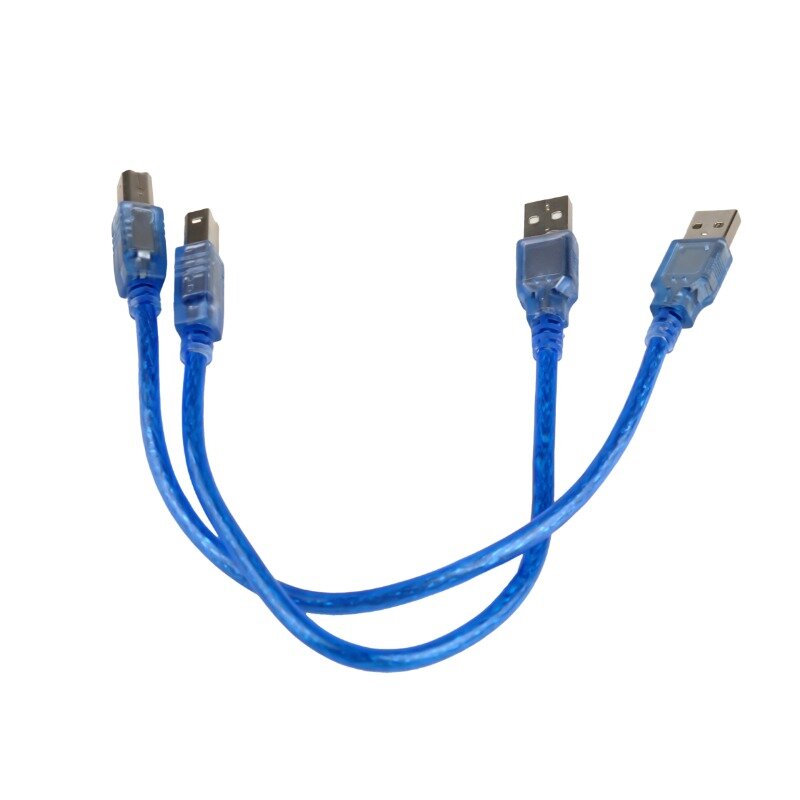 Premium 5 pak kabel USB 2.0 5 buah bundel kabel 2.0 USB untuk Arduino Uno 2560 R3 dan Printer