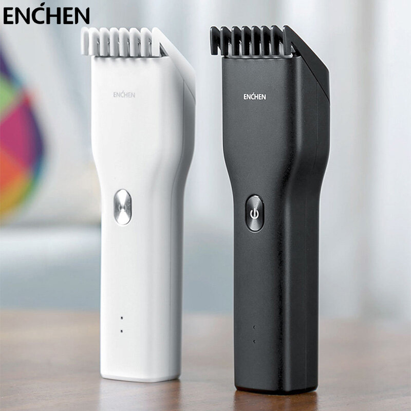 Enchen Boost-cortadores de cabelo elétricos para homens, aparadores profissionais sem fio, cortador de cabelo recarregável tipo C, adultos e crianças