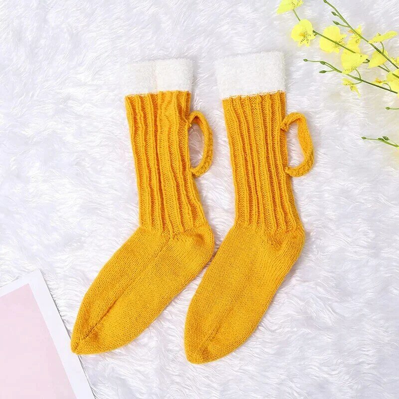Забавные Необычные носки для пола для праздника и вечеринки, Необычные вязаные носки, модные дизайнерские носки