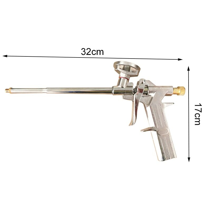 Pistola a spruzzo espandibile in schiuma accessori per calafataggio pistola schiumogena sigillante in schiuma aerografo strumento applicatore isolante in lega di alluminio