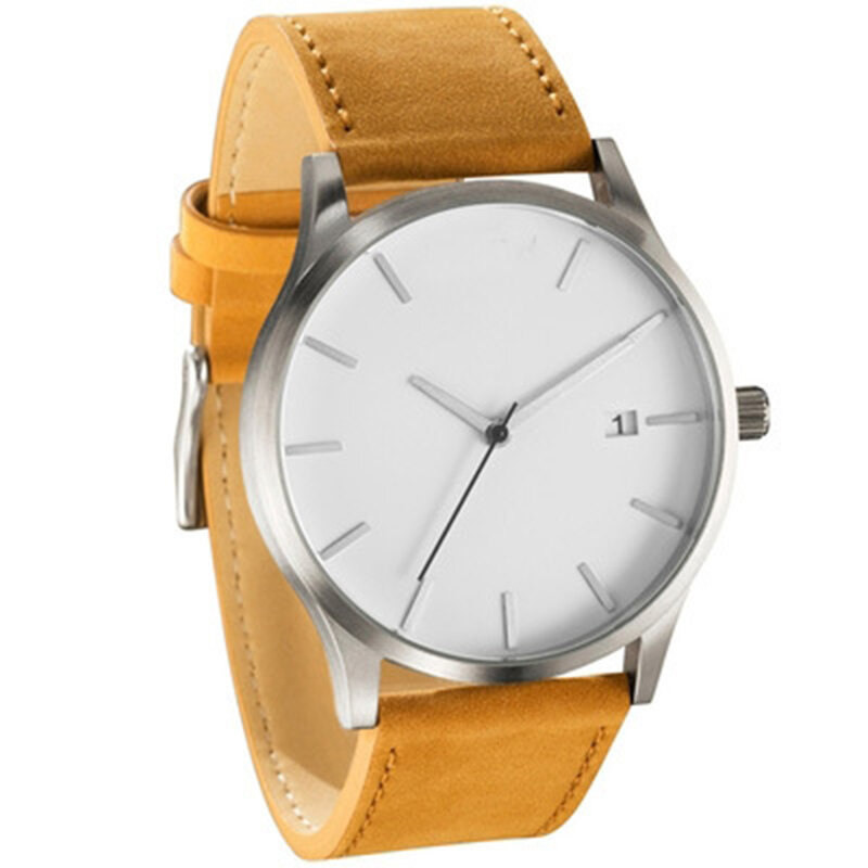 Oglądać proste zegarek skórzany w stylu Casual akcesoria mody