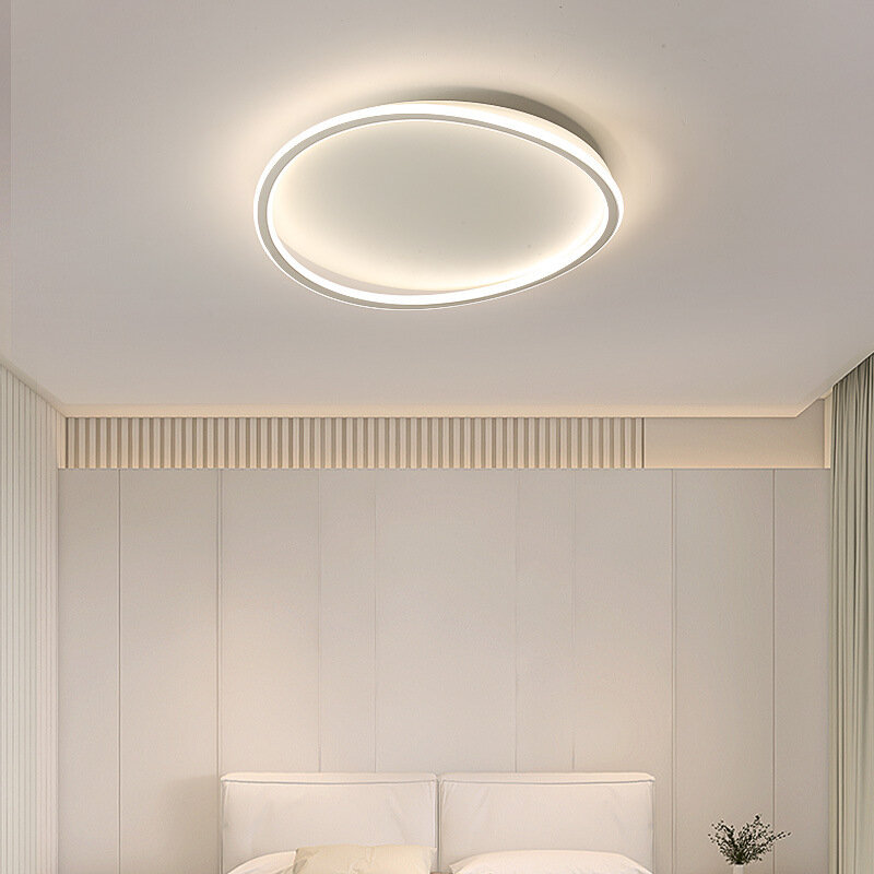 โคมไฟติดเพดาน LED ที่ทันสมัยสำหรับห้องนั่งเล่นห้องรับประทานอาหารห้องนอนห้องเด็กห้องเรียนโคมไฟระย้าโคมไฟการตกแต่งบ้าน
