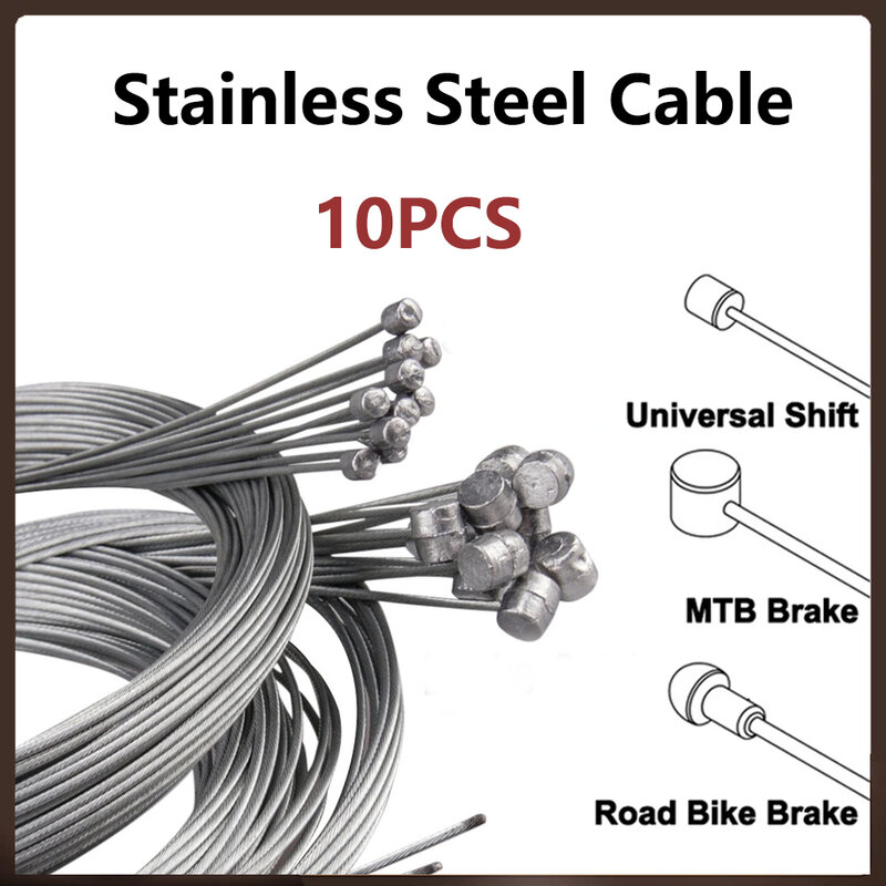 A1 Bike Brake Cables Stainless Steel Brake Shift Cable Wire Mountain Bicycle Brake Inner Cable Derailleur Line Bike Accessories
