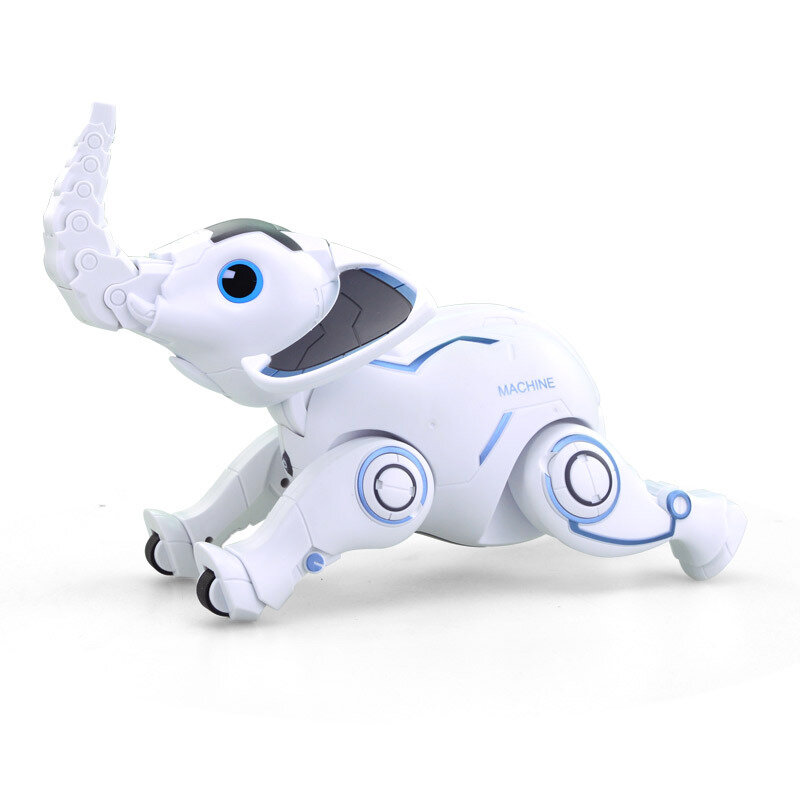Pigments de robot éléphant intelligent pour animaux de compagnie, jouets en ylène chantants, cadeaux de robot RC, haute qualité, 2020 plus récent