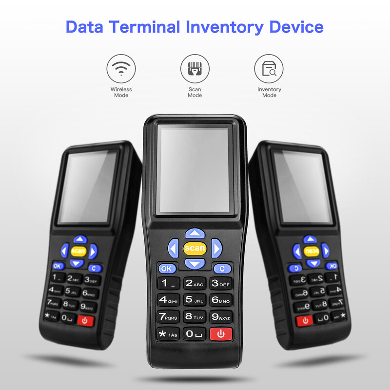 Pemindai kode bar, Android 12 GPS 32GB Flash genggam pdas 2D Barcode Scanner pda Terminal untuk inventaris gudang