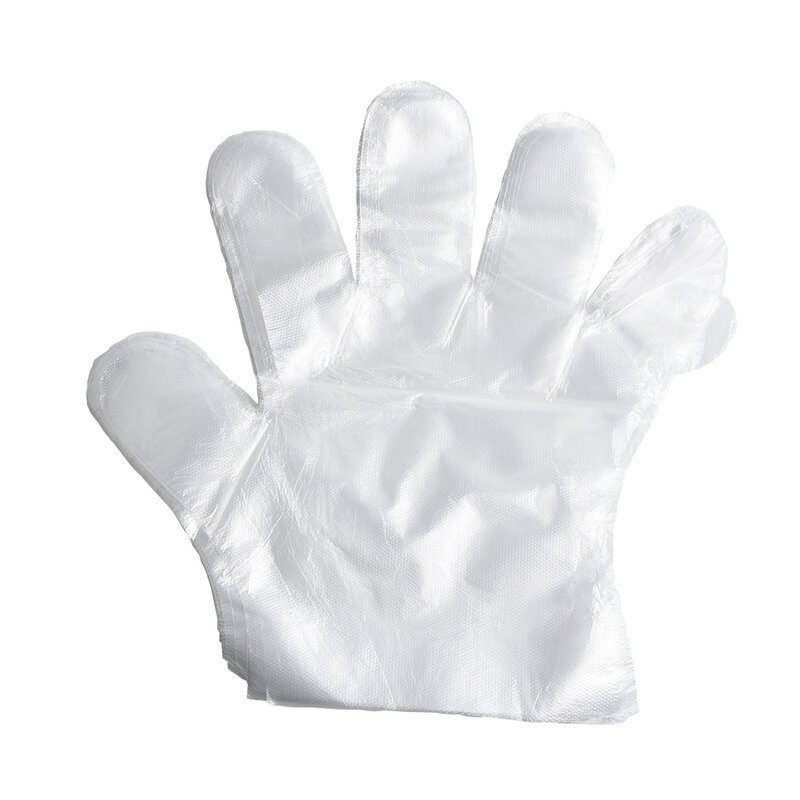 Clear Disposable Gloves Transparent Plastic Gloves Latex Free Food Prep Safe Gloves For Cooking Cleaning BBQ Kitchen Things