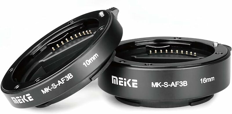 Meike MK-S-AF3B af makro verlängerung srohr kunststoff bajonett 10mm 16mm für sony e-mount a6600 a6500 a6400 a6300 a7 a7ii nex7. ..